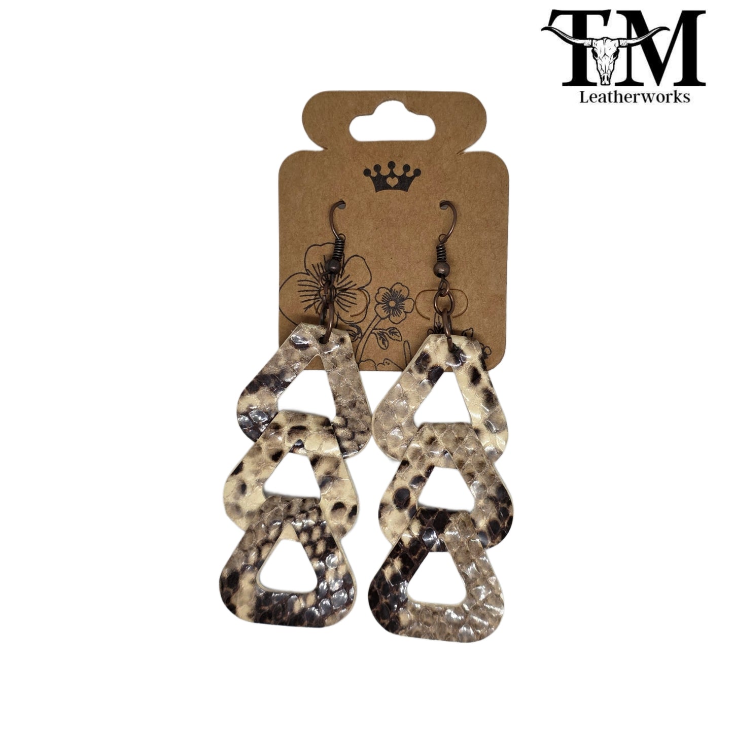 Snake-Look Link Earrings