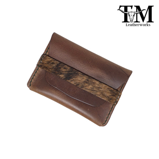 Pull-up Cowhide small Coin pouch